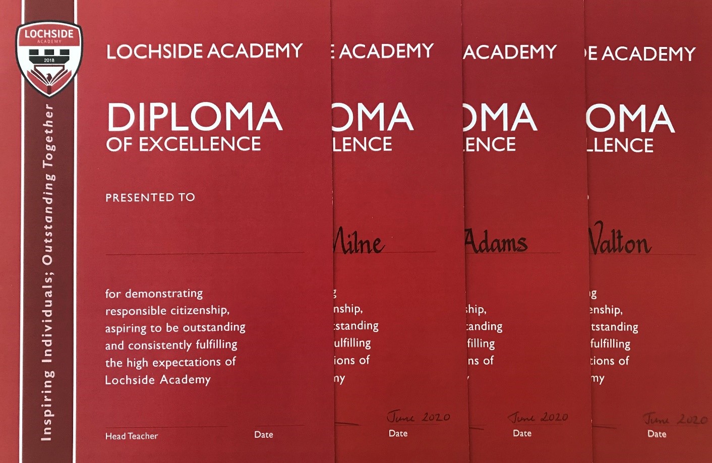 Diplomas of Excellence