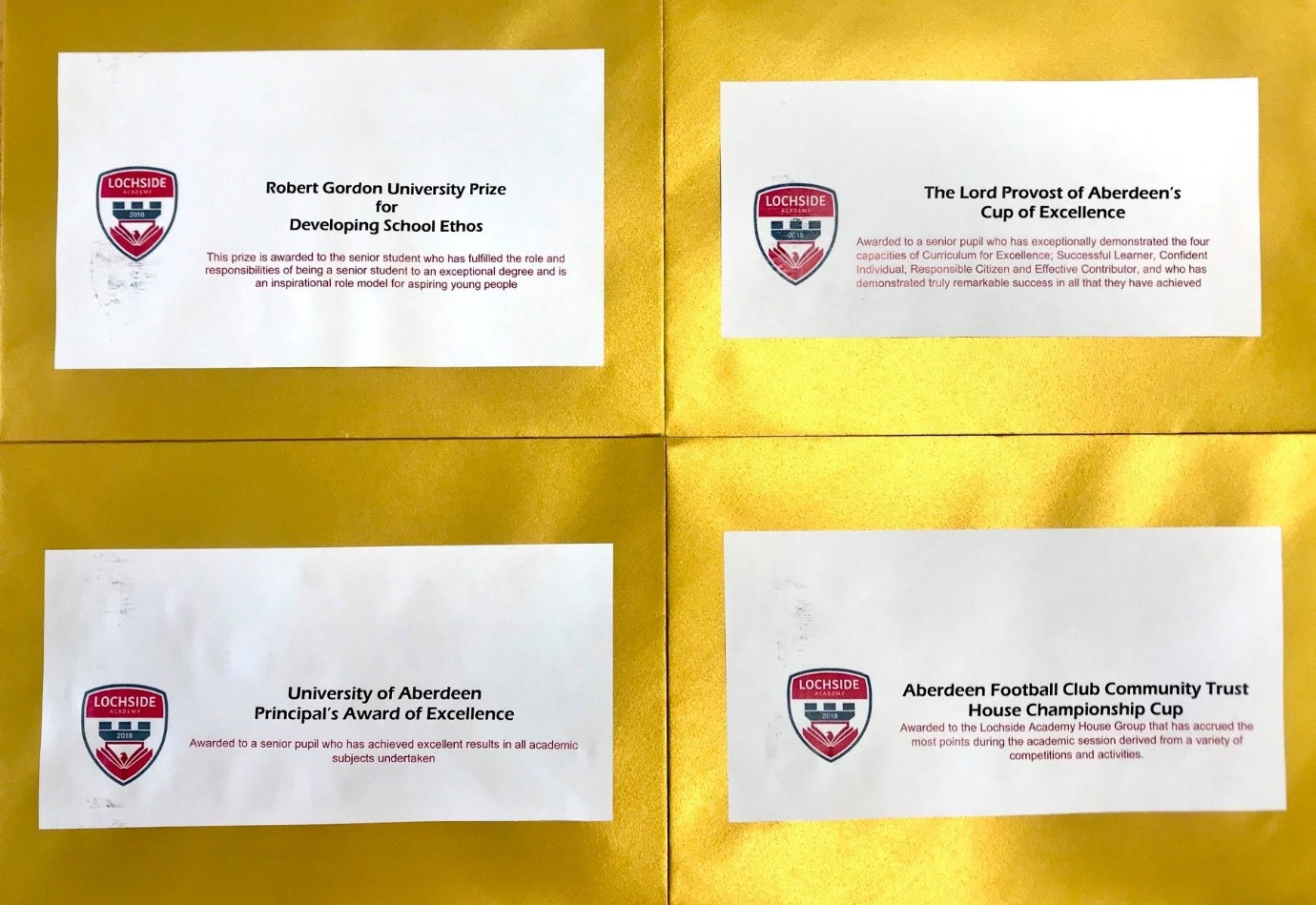 Awards to Recognise Distinction